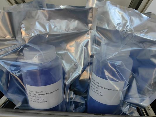 ลดริ้วรอยได้อย่างมีประสิทธิภาพ  Cas 89030-95-5 โคสเมติก ทองแดง tripeptide-1
