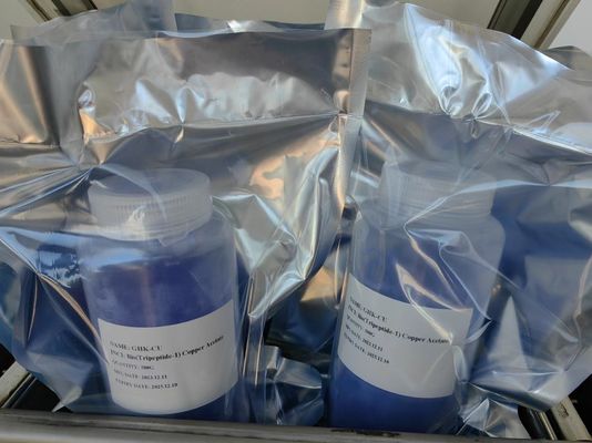 ป้องกันการแก่ตัว ลดริ้วรอย  Copper Peptide Powder CAS 89030-95-5