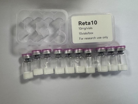 อาหารเสริมการสร้างร่างกาย Retatrutide ความบริสุทธิ์สูง GLP-1 GIP Agonist Peptide