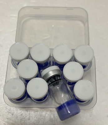 สารพัดล้างการดูแลผิวหนัง CAS 49557-75-7 สารสําอาง Blue Copper Peptide Ghk-Cu / Ahk-Cu