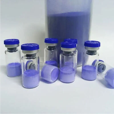 ขนาดความบริสุทธิ์สูง GHK-Cu Peptide Powder - สังกัด stable Copper Tripeptide-1 สําหรับการผลิตคอลลาเจนในงานวิจัย