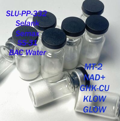 ความบริสุทธิ์สูง 100mg ทองแดงเพพติด พีปติดต้านการแก่ตัว UK Skin 70mg Glow Peptide