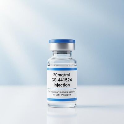 20mg/ml GS-441524 การฉีด 7ml สารแก้วต้านไวรัสทางสัตวแพทย์สําหรับการสนับสนุน FIP แมว