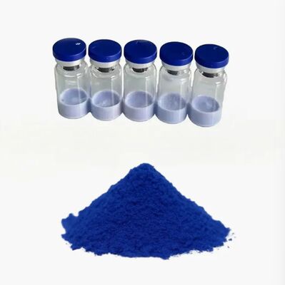 ความบริสุทธิ์สูง ≥99% GHK-Cu Powder Copper Tripeptide-1 ส่งเสริมการผลิตคอลลาเจน ลดริ้วรอยเพื่อซ่อมผิว