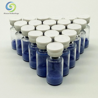 ผง GHK- Cu Copper Peptide Powder 100mg กระปุกยาสําอางสําหรับการวิจัย