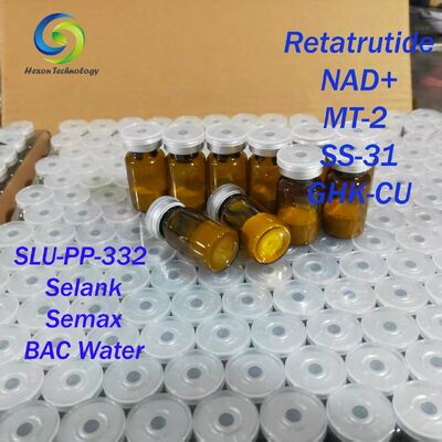 ขายปลีก NAD+ กระป๋องฉีด 500mg ขาว NAD ที่มีความมั่นคงสูง สําหรับการใช้ในสาธารณสุขและการวิจัย