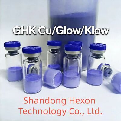 GHK-Cu ความบริสุทธิ์สูง 50mg 100mg กระปุกเพพติด สีสําอาง