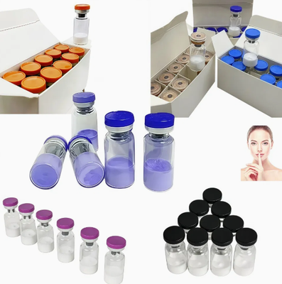 พีปติดทองแดง GHK-Cu ป้องกันการแก่ตัว 50mg 100mg กล่องดูแลผิวหนัง Tripeptide-1 จําหน่าย
